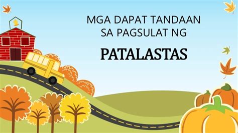Patalastas Meaning .